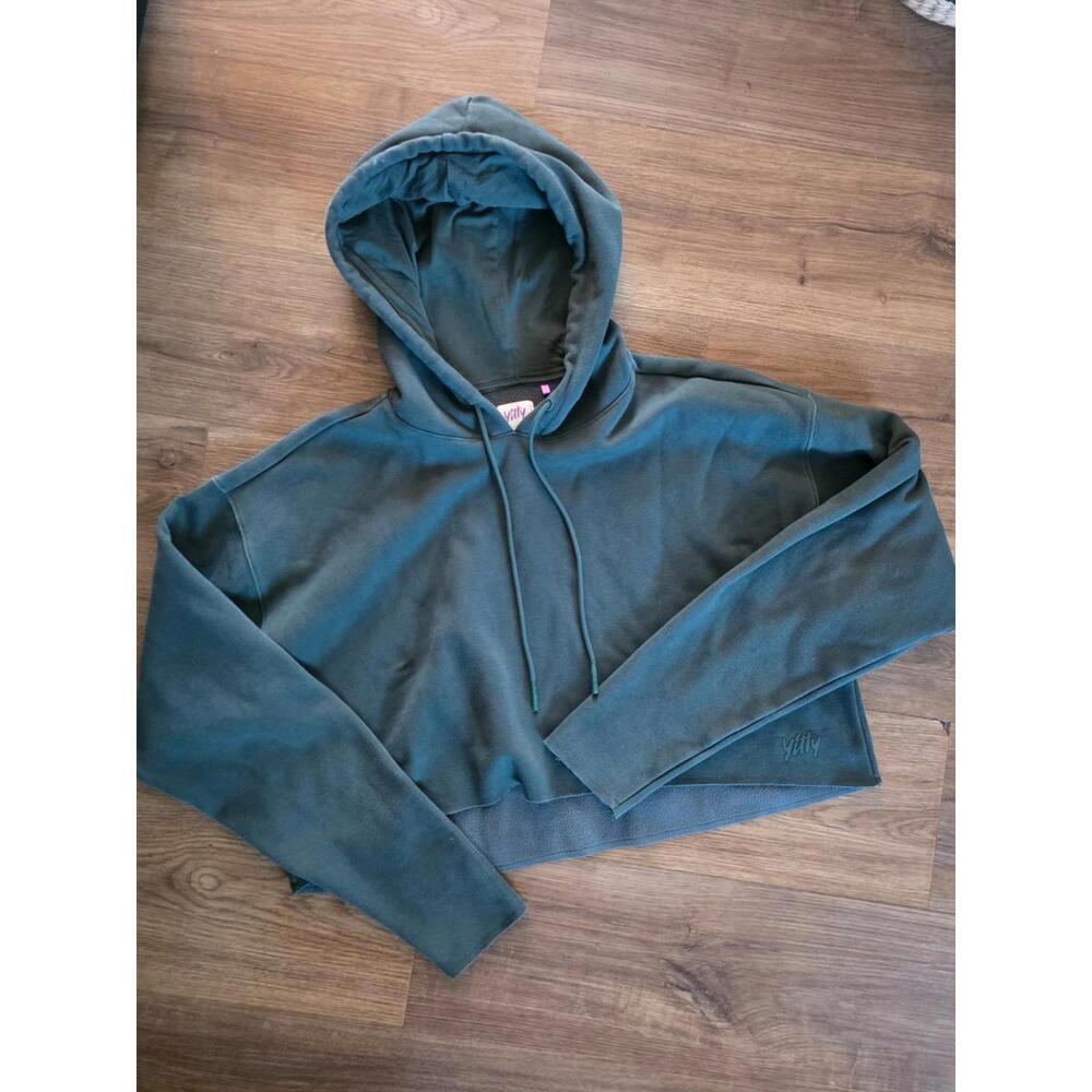 Yitty Cozy Fleece Every Day Cropped Hoodie